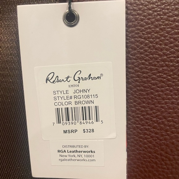 Robert Graham leather backpack new with tags - Picture 5 of 5